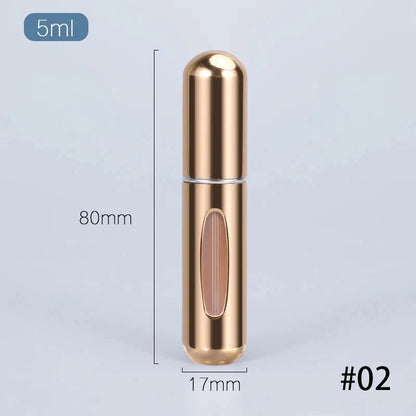 Pocket-Sized Refillable Perfume Atomizer